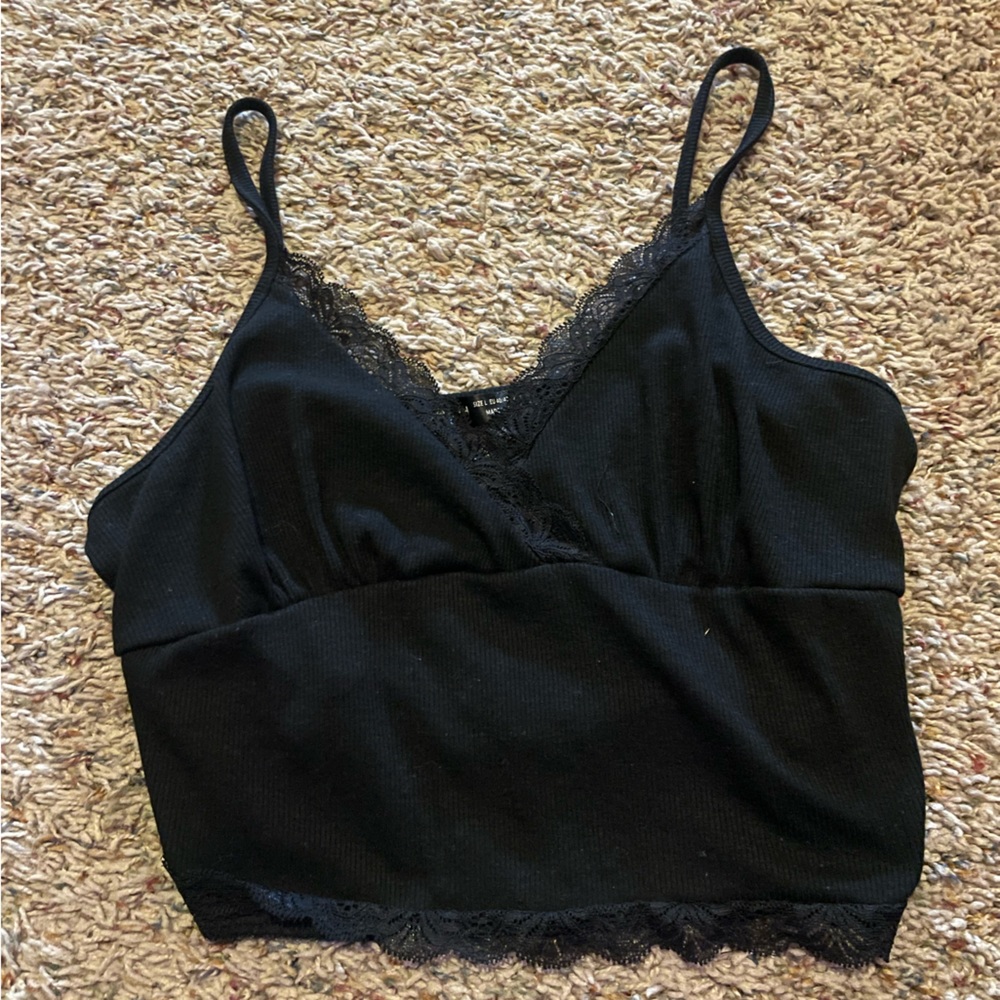 black crop top